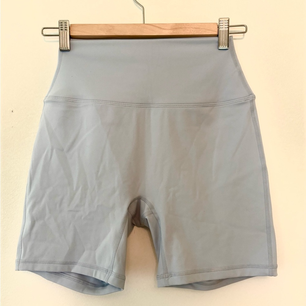 RARE SET Active Women's Luxform Bike Shorts - Frost | Size M | Active High Waist - Picture 2 of 5